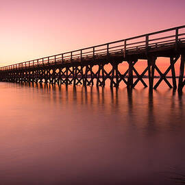 Pier Into The Distance by Jeff Sinon