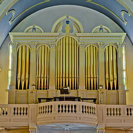 Pipe Organ At Saint Michaels by Susan Candelario