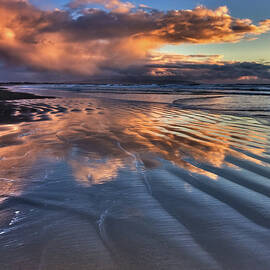 Pismo Storm Cloud Reflections by Beth Sargent