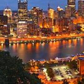 Pittsburgh Skyline Panorama by Adam Jewell