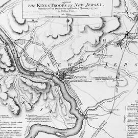 Plan of the Operations of General Washington Against the Kings Troops in New Jersey by William Faden