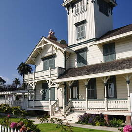Point Fermin Lighthouse by C Thomas Cooney