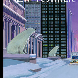 Polar Bears on Fifth Avenue by Bruce McCall