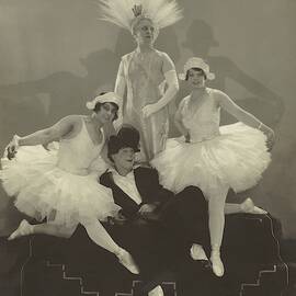 Poodles Hanneford With Fellow Circus Performers by Edward Steichen