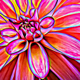 Pop Art Dahlia by Mary Jo Allen