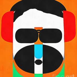 Pop Art People Hipster by Edward Fielding