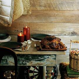 Pork With Candles by Romulo Yanes