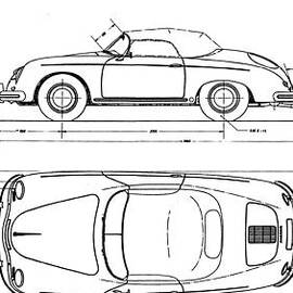 Porsche 356 Speedster by Georgia Clare