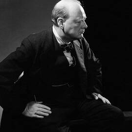 Portrait Of British Prime Minister Winston by Edward Steichen