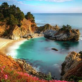 Protected Cove And Mcway Falls by Matthew Crowley Photography