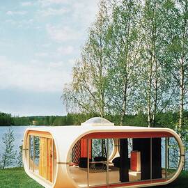 Prototype Of Polykem Molded House by John Cowan