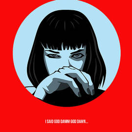 Pulp Fiction Poster 3 by Naxart Studio