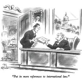 Put In More References To International Law by Ed Fisher