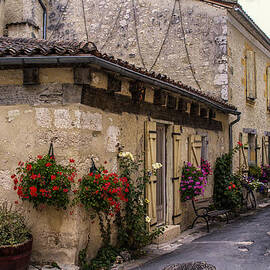 Quaint French Street in Issigeac by Georgia Clare