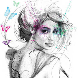 Queen of Butterflies by Olga Shvartsur