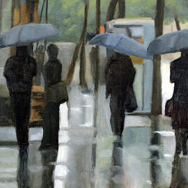 Rain on Saint Germain by Tate Hamilton