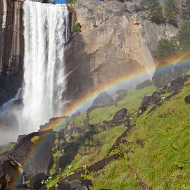 Rainbow at Vernal Falls Yosemite National Park by Natural Focal Point Photography