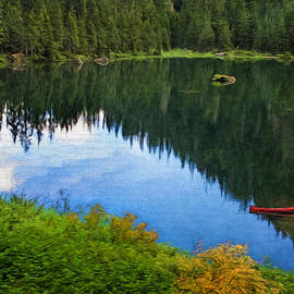 Red Canoe by Mary Jo Allen