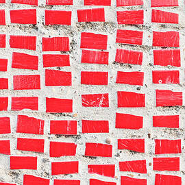 Red tiles by Tom Gowanlock