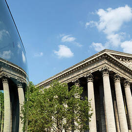 Reflection Of La Madeleine Church by Martin Child