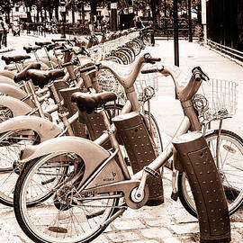 Rent A Bike in Paris Toned by Georgia Clare
