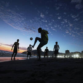 Rio Revels During Carnival Celebration by Mario Tama