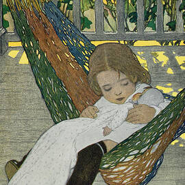 Rocking Baby Doll To Sleep by Jessie Willcox Smith