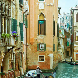 Romantic Venice Views From Gondola by Caracterdesign
