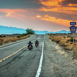 Route 66 Riders by Sky Noir Photography By Bill Dickinson