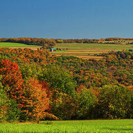 Rural Autumn Farm Scene by Matt Champlin