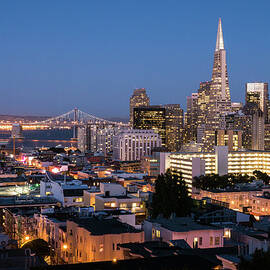 Russian Hill Blue View by Michael Lee
