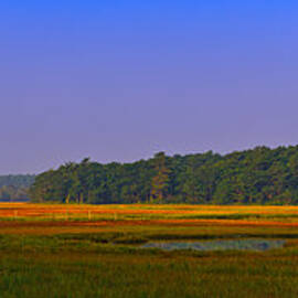 Rye Salt Marsh Pano by Jeff Sinon