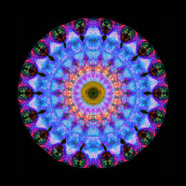 Sacred Crown - Mandala Art By Sharon Cummings by Sharon Cummings