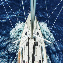 Sailboat From Above by Mbbirdy