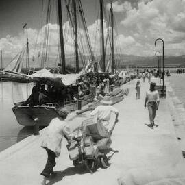 Sailboats In Haiti by Cecil Beaton