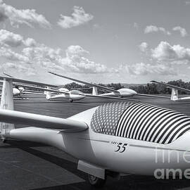 Sailplanes on the Grid IV by Clarence Holmes