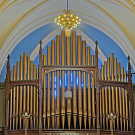 Saint Bridgets Pipe Organ by Susan Candelario