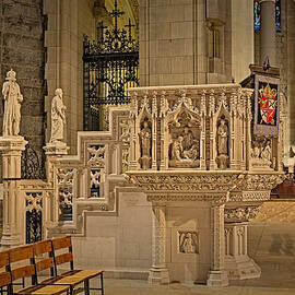 Saint John The Divine Cathedral Pulpit by Susan Candelario