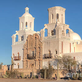 San Xavier del Bac Mission II by Clarence Holmes