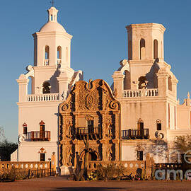 San Xavier del Bac Mission III by Clarence Holmes