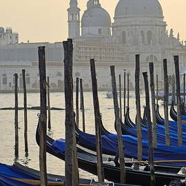 Santa Maria della Salute by gondolas by Sami Sarkis Photography