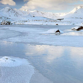 Scottish highland winter scene by Grant Glendinning