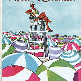 Sea Of Umbrellas by Charles Saxon