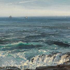 Seascape 1877 by Henry Moore