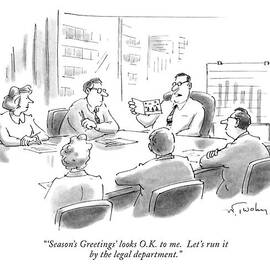 'season's Greetings' Looks O.k. To Me. Let's Run by Mike Twohy