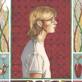 Self Portrait of the Artist 1977 by William Hart McNichols