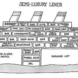 Semi-luxury Liner by Jack Ziegler