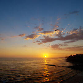 September Sunday Sunset  by Joe Schofield