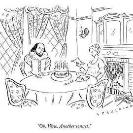 Shakespeare's Unimpressed Wife Reads A Piece by Trevor Spaulding