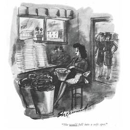 She Would Fall Into A Soft Spot by Barbara Shermund